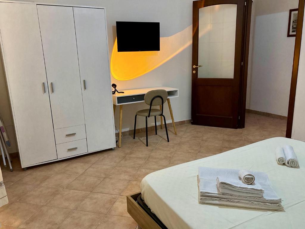 TV a/nebo společenská místnost v ubytování NewDesign - Apartment in the Heart of Sassari
