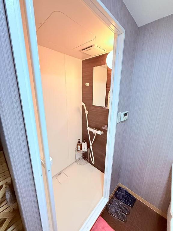 Koupelna v ubytování HOSTEL s