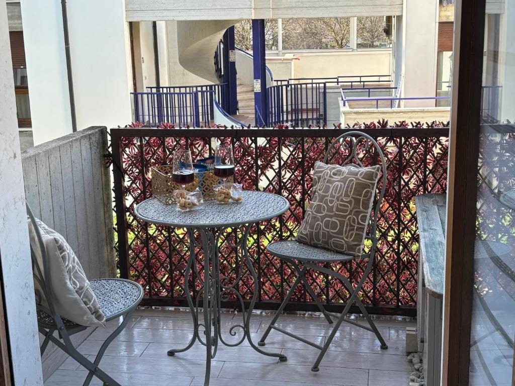Balkón nebo terasa v ubytování Studio Flat Policlinico G B Rossi Borgo Roma
