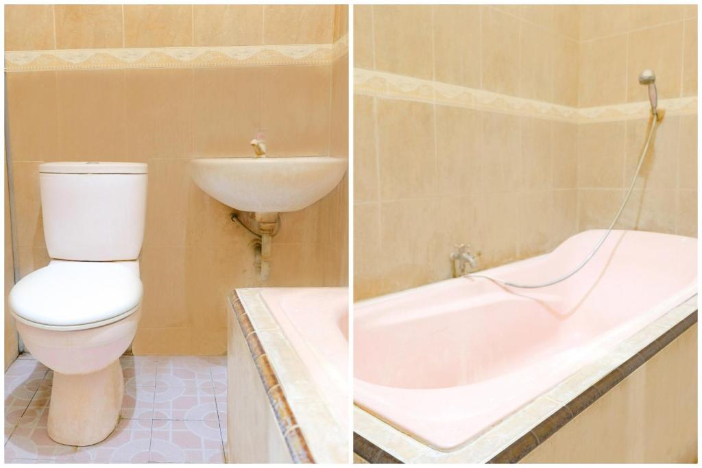 Koupelna v ubytování OYO 2643 Hotel Graha Prima