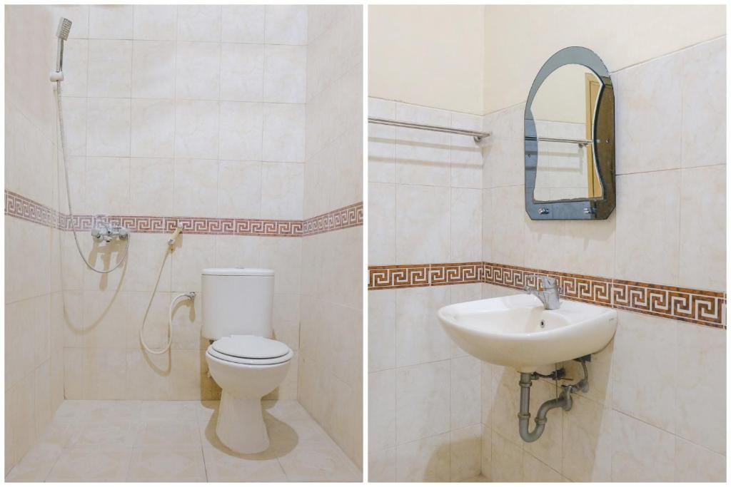 Koupelna v ubytování OYO 2643 Hotel Graha Prima