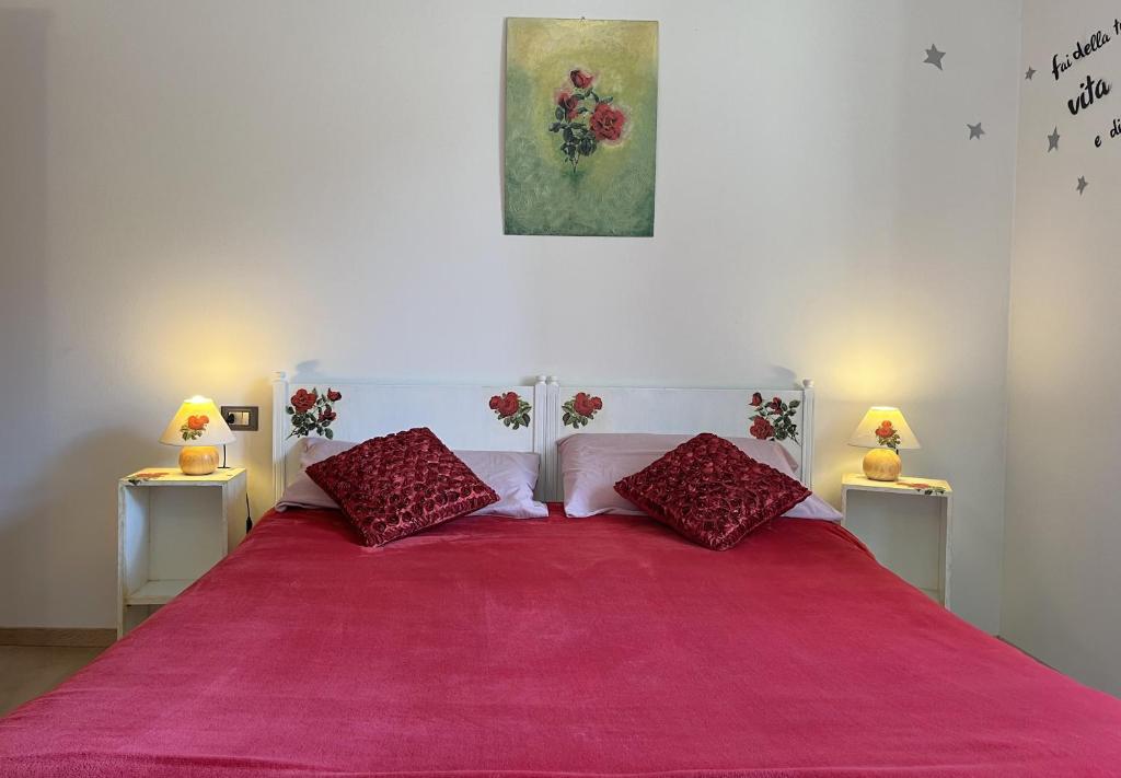 Postel nebo postele na pokoji v ubytování B&B Casa Taralin