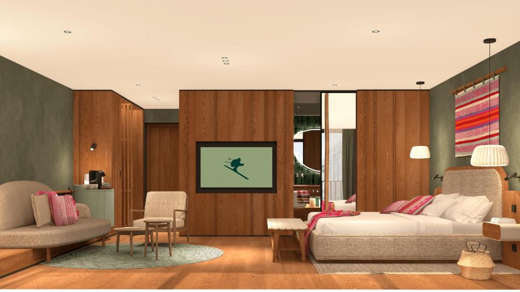 Posezení v ubytování Hotel Kristberg - New opening Dezember 2025