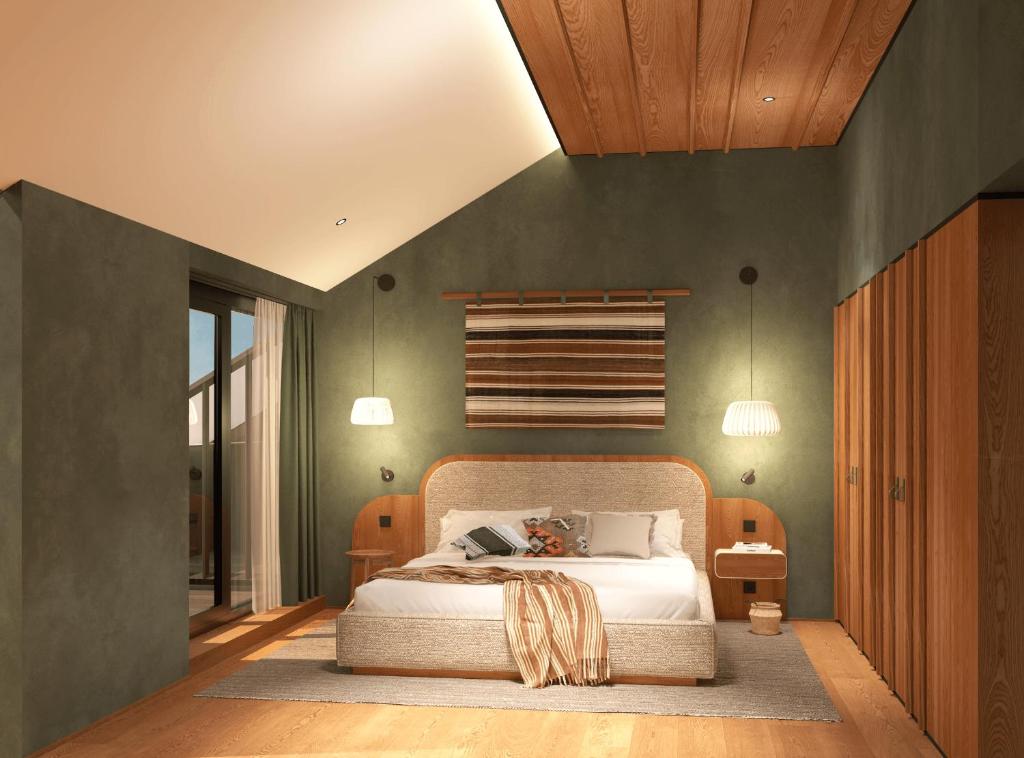 Postel nebo postele na pokoji v ubytování Hotel Kristberg - New opening Dezember 2025