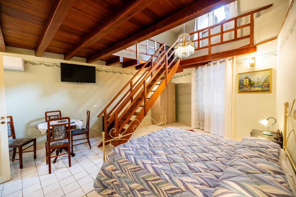 Letto o letti in una camera di Casa Vacanze Francy House