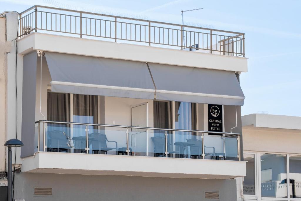 Balkón nebo terasa v ubytování CentralViewSuites