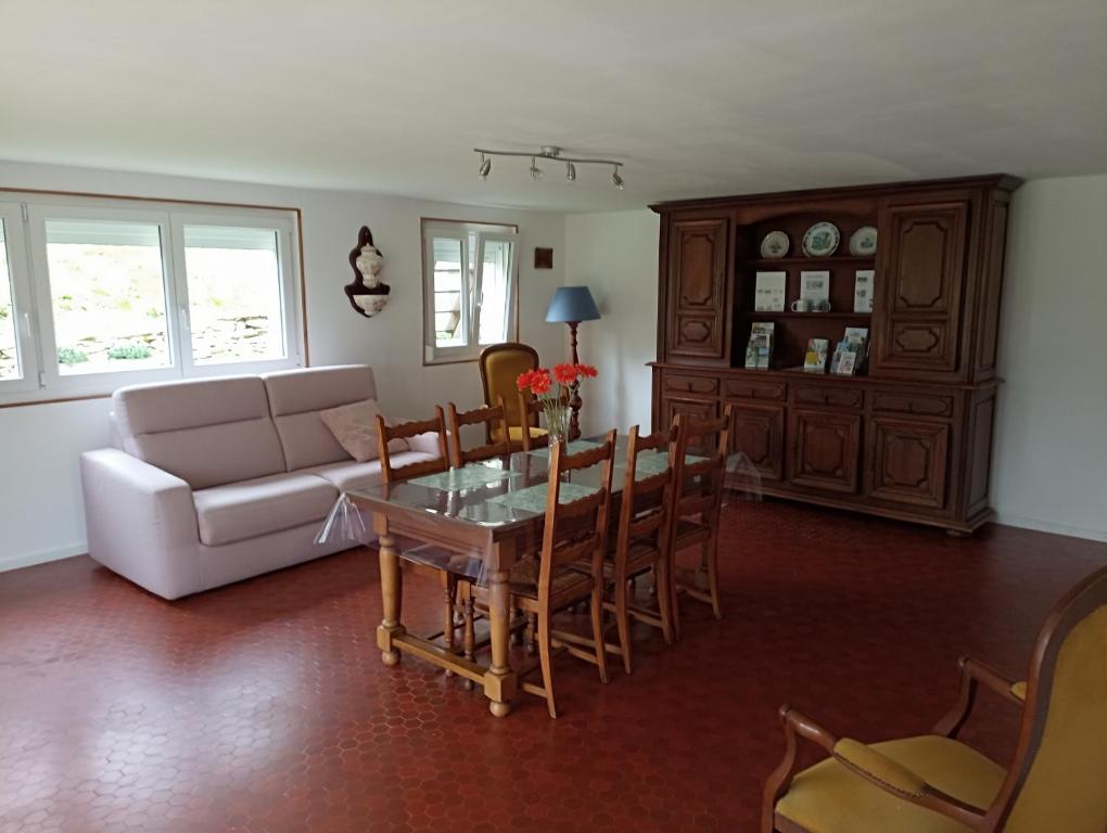 Posezení v ubytování Gîte l'Olivianne