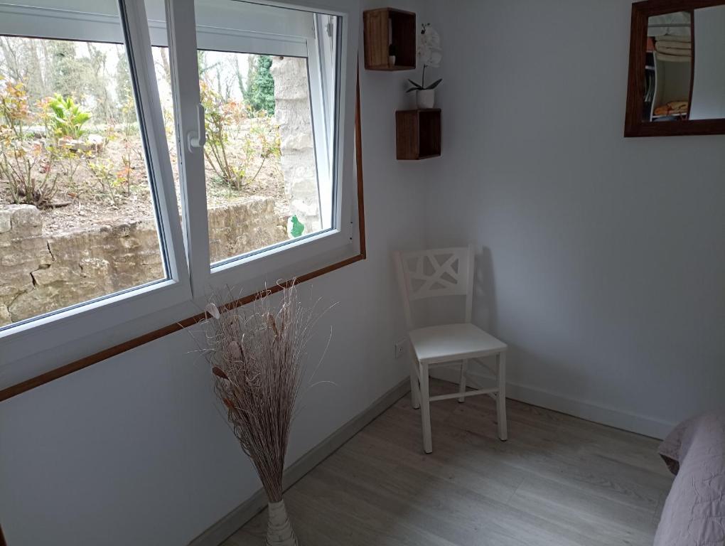 Posezení v ubytování Gîte l'Olivianne