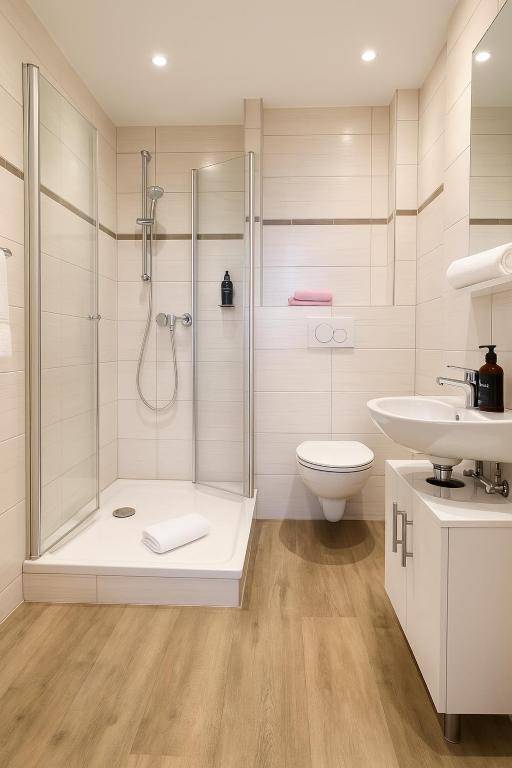 Koupelna v ubytování Hotel Schultheiss Hameln