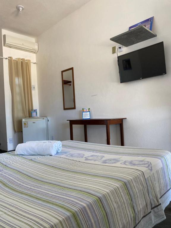 Postel nebo postele na pokoji v ubytování Pousada Marinheiro