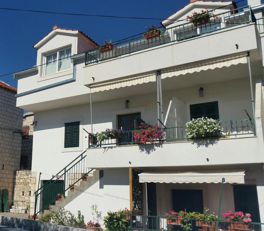 Balkón alebo terasa v ubytovaní Viktorija Apartments