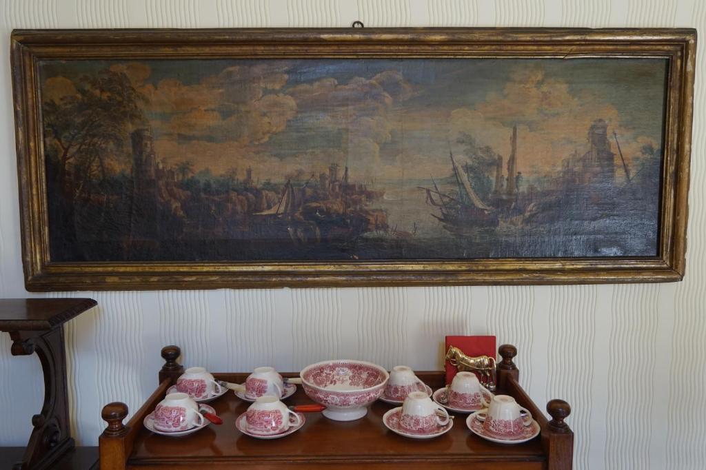 Příslušenství pro přípravu čaje a kávy v ubytování Palazzo Mantua Benavides Suites & Apartments