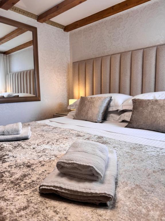Posteľ alebo postele v izbe v ubytovaní Superior Luxury Apartment Spalato