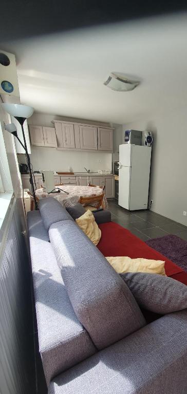 - une rangée d'oreillers dans l'établissement appartement 2 pieces, à Deauville