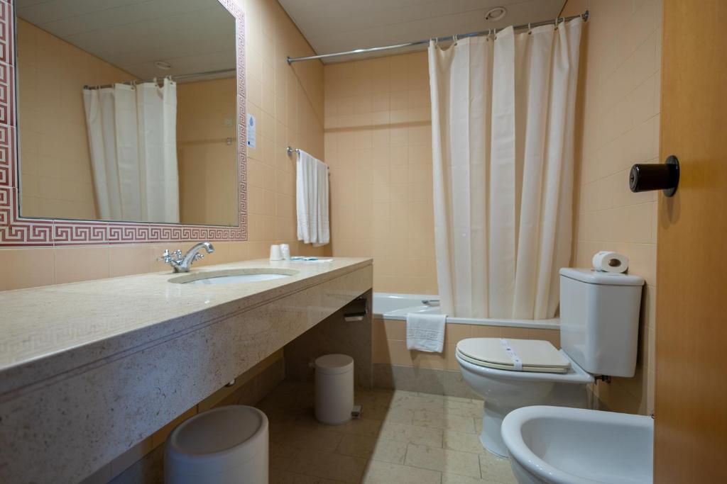 Koupelna v ubytování Hotel Das Termas