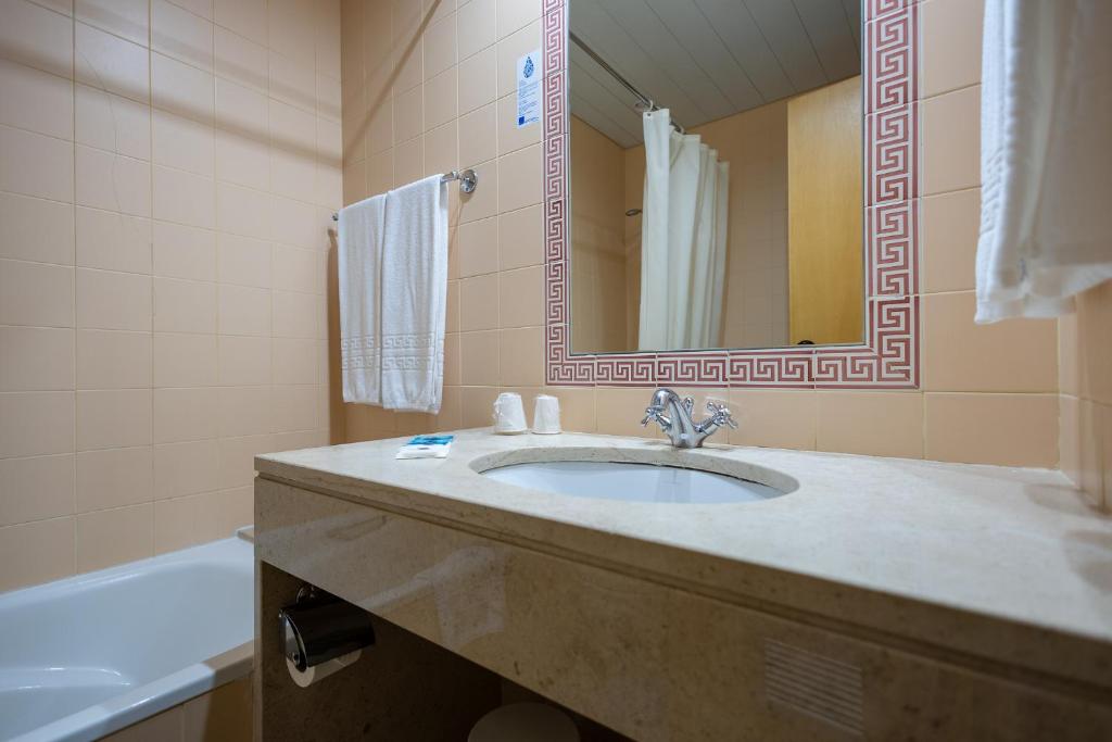 Koupelna v ubytování Hotel Das Termas