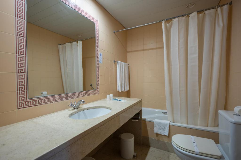 Koupelna v ubytování Hotel Das Termas
