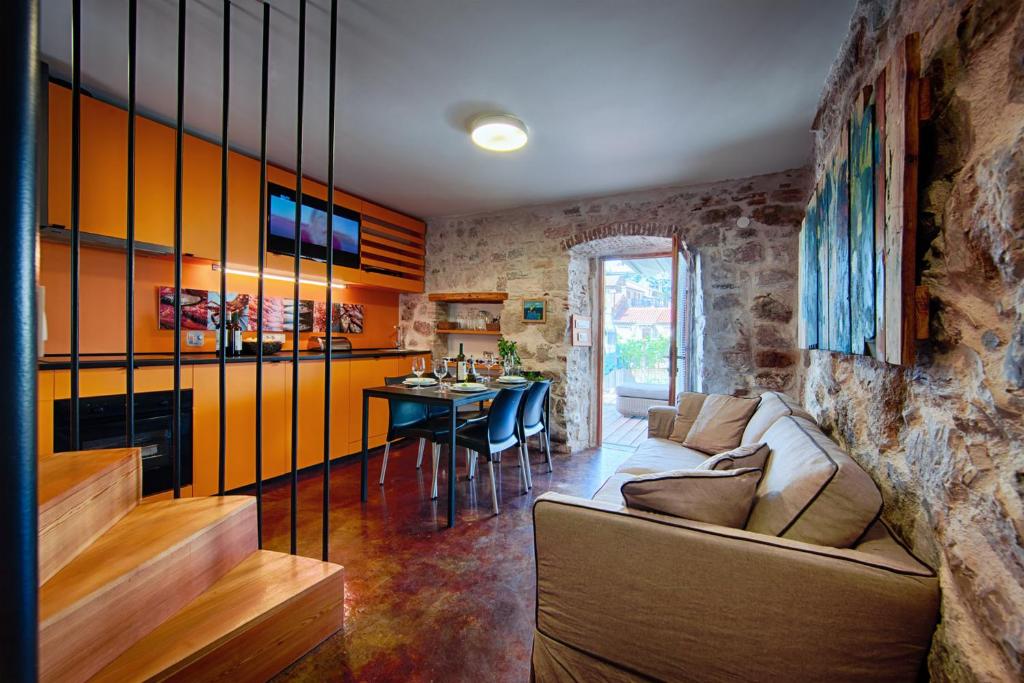 Posezení v ubytování Villa Maris