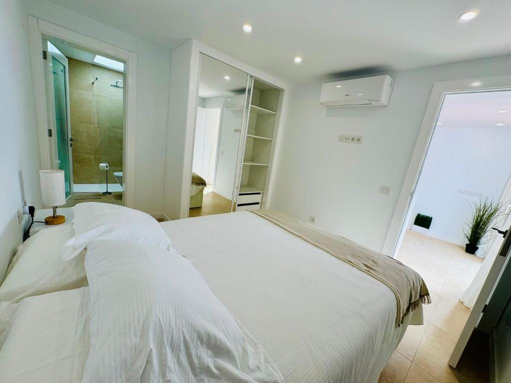 Ένα ή περισσότερα κρεβάτια σε δωμάτιο στο Bungalow Timple 2