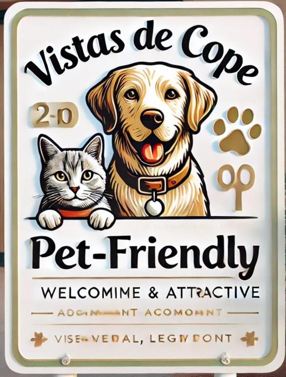 Domácí mazlíčci ubytovaní s hosty v ubytování Vistas de Cope "pet friendly"