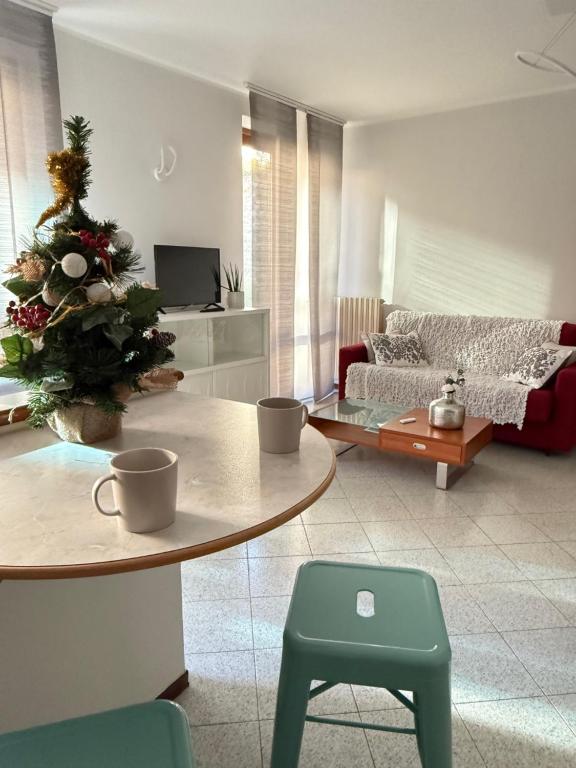 Χώρος καθιστικού στο La Corte di Aurius