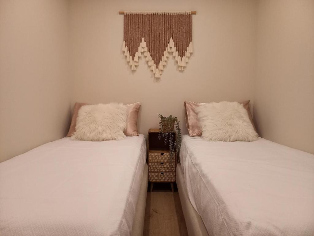 Postel nebo postele na pokoji v ubytování Apartment in Apúlia - Magno House