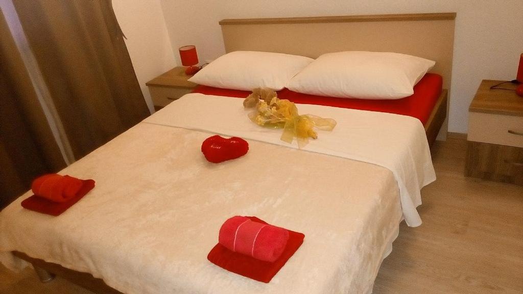 Postel nebo postele na pokoji v ubytování Apartment Villa Octopus
