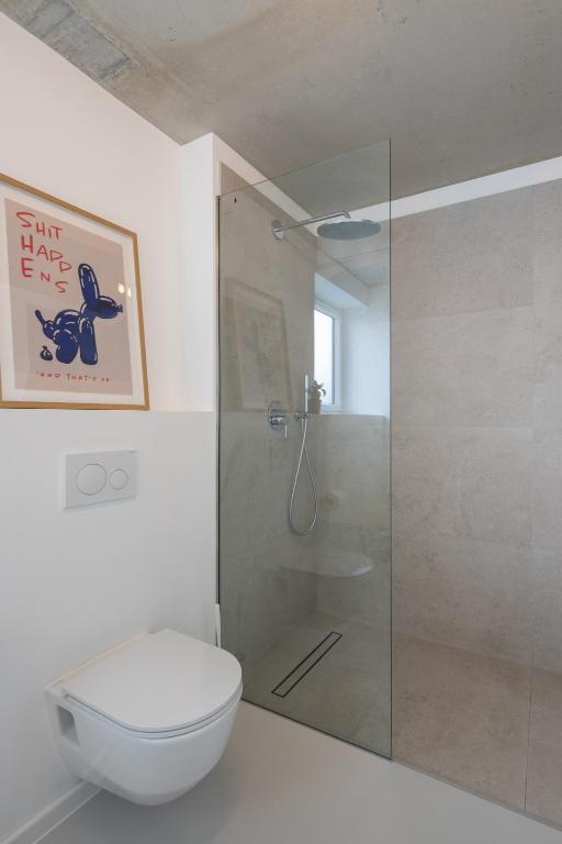 Koupelna v ubytování Weinberg-Design-Apartment Stuttgart-Fellbach