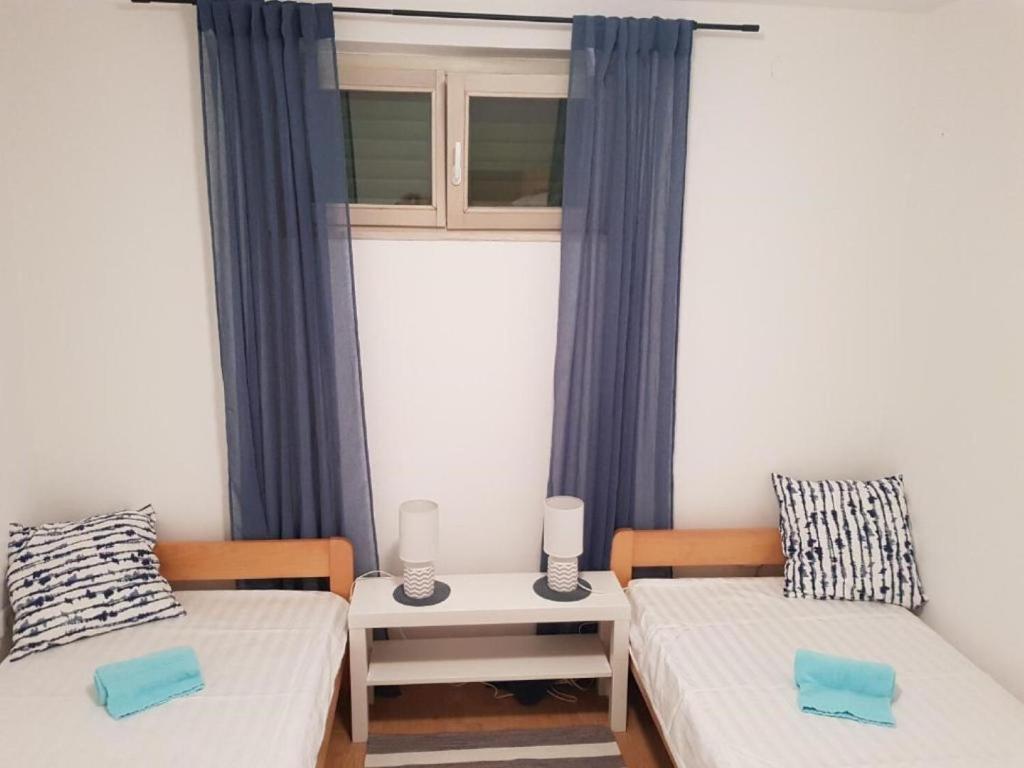 Posteľ alebo postele v izbe v ubytovaní Apartments Kike