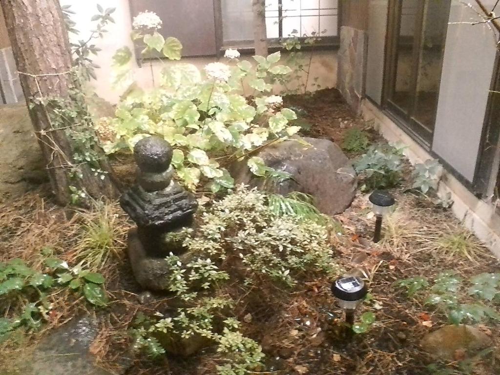 Zahrada ubytování Kamesei Ryokan