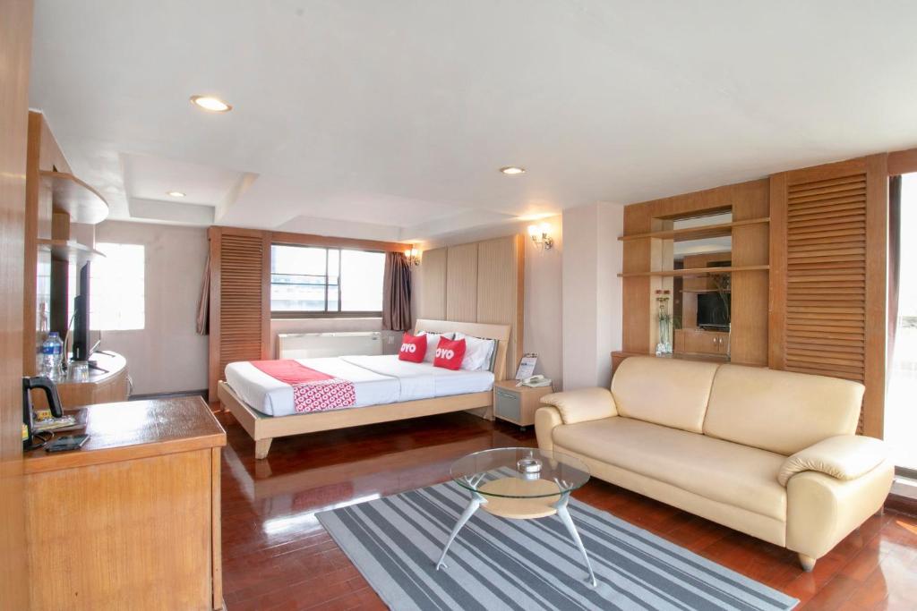 Postel nebo postele na pokoji v ubytování Hotel Win Long