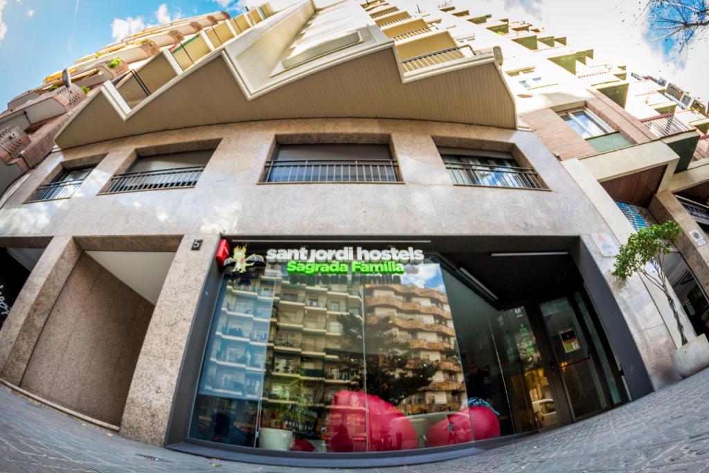 O edifício em que o hostel se localiza