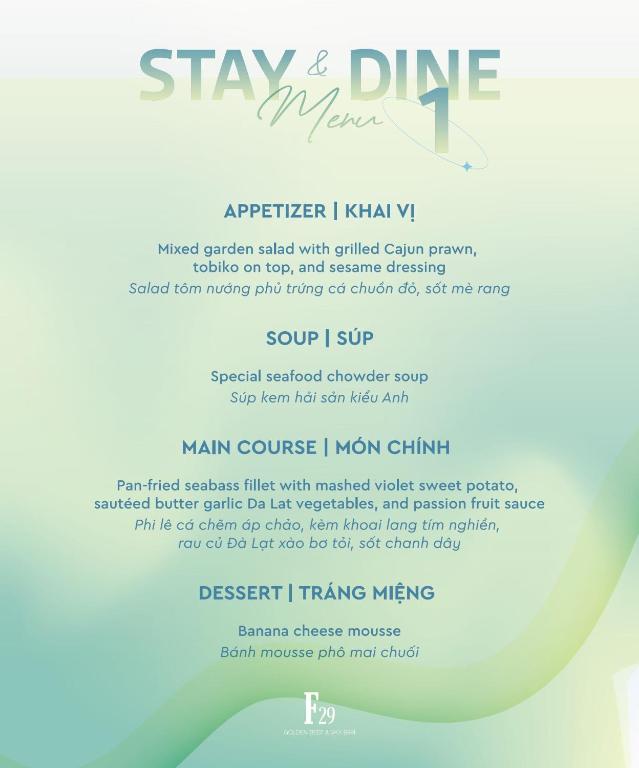 Deluxe Double - included 1 set dinner