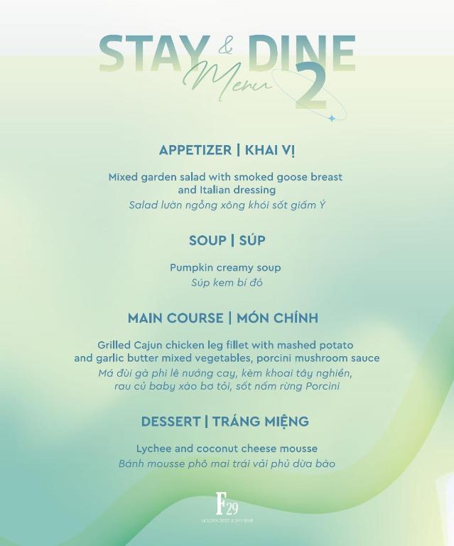Deluxe Double - included 1 set dinner