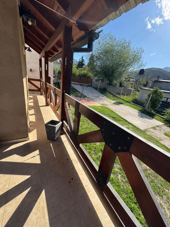 Balkón nebo terasa v ubytování El chalet del valle
