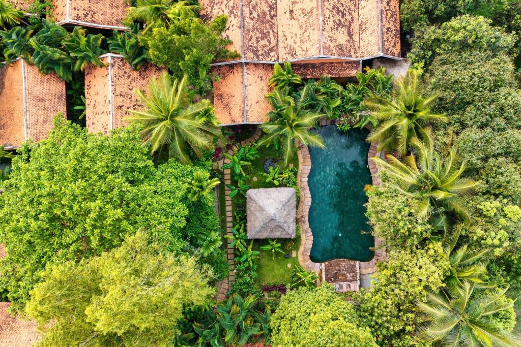 Zahrada ubytování Authentic Khmer Village Resort