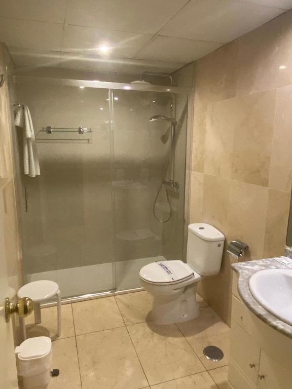 Kúpeľňa v ubytovaní Hotel Madrid Torrejon Plaza