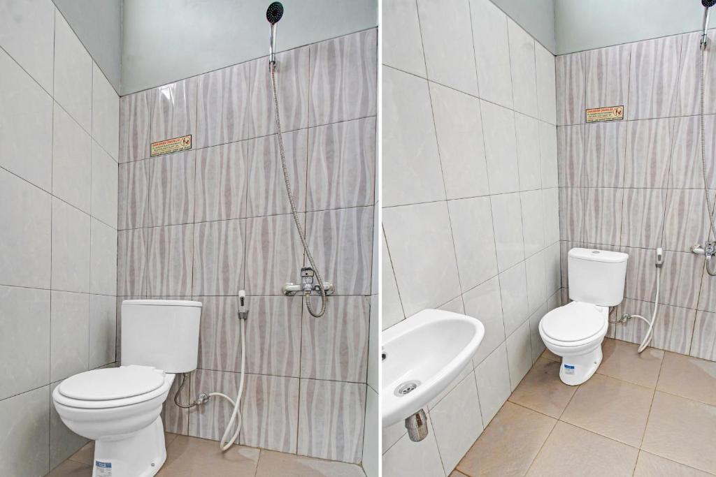 Koupelna v ubytování Super OYO 90767 Gm Guest House