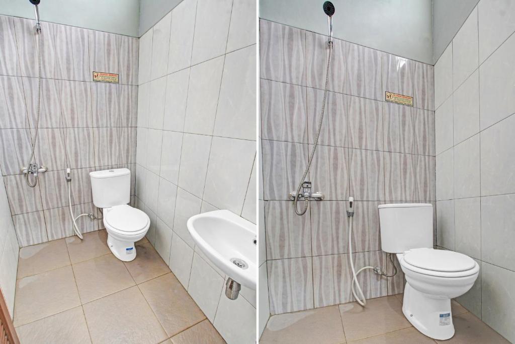 Koupelna v ubytování Super OYO 90767 Gm Guest House