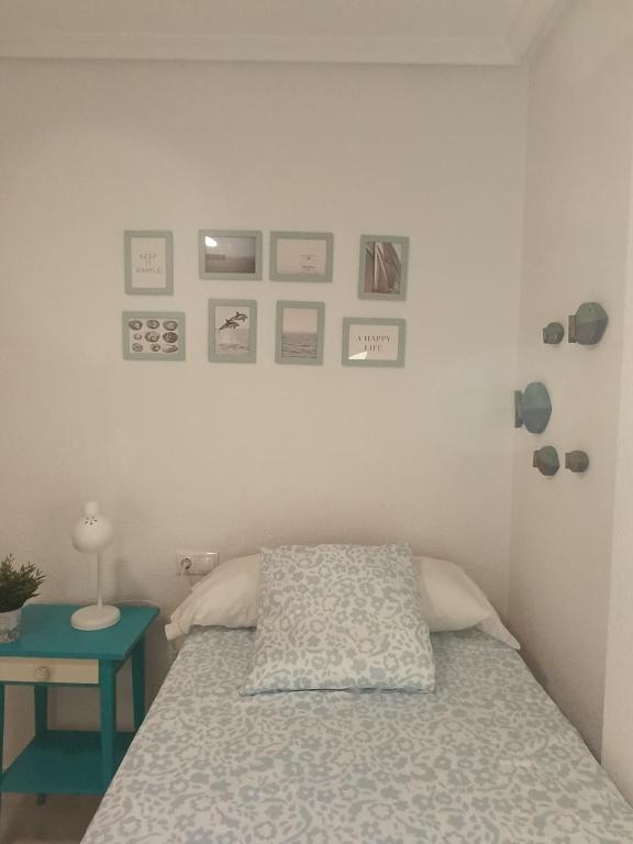 Postel nebo postele na pokoji v ubytování Apartamento Petrel II