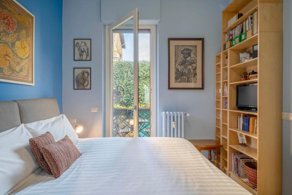 Postel nebo postele na pokoji v ubytování Charming Room Battaglia Appartamenti