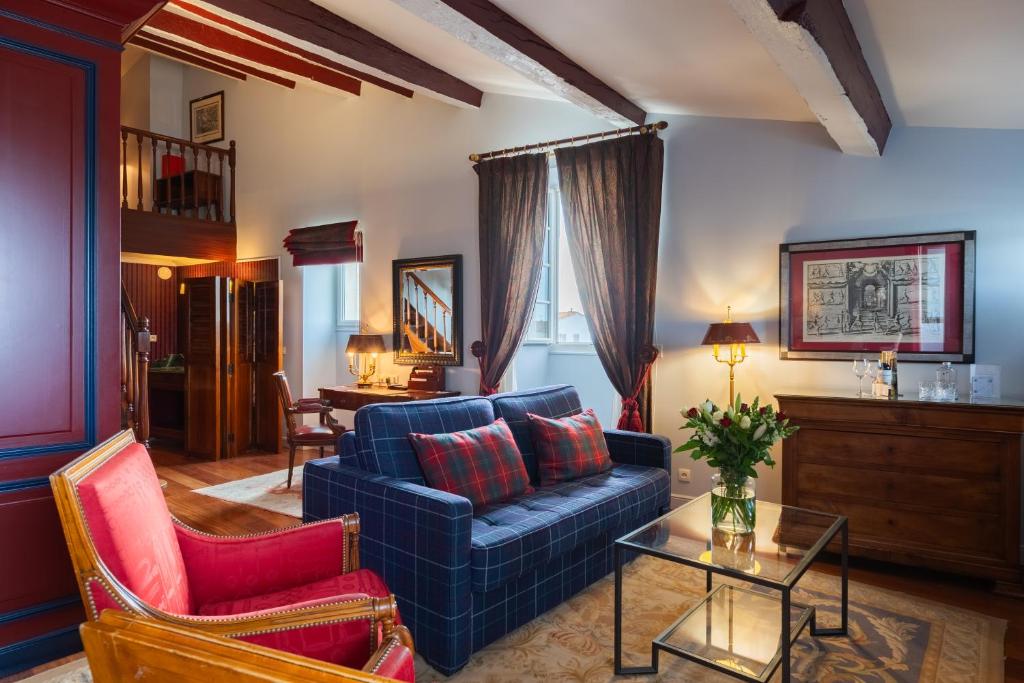 Posezení v ubytování Hôtel de Toiras