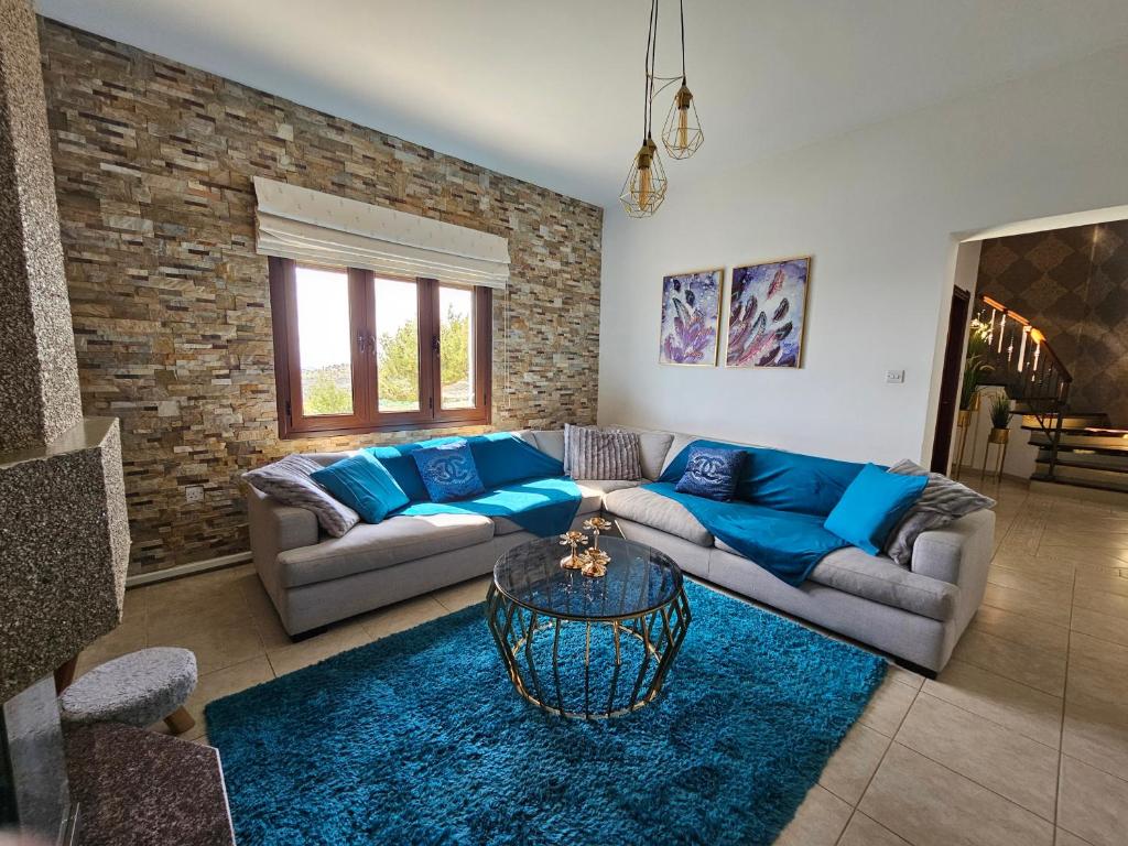 Posezení v ubytování Kasparis View Residence