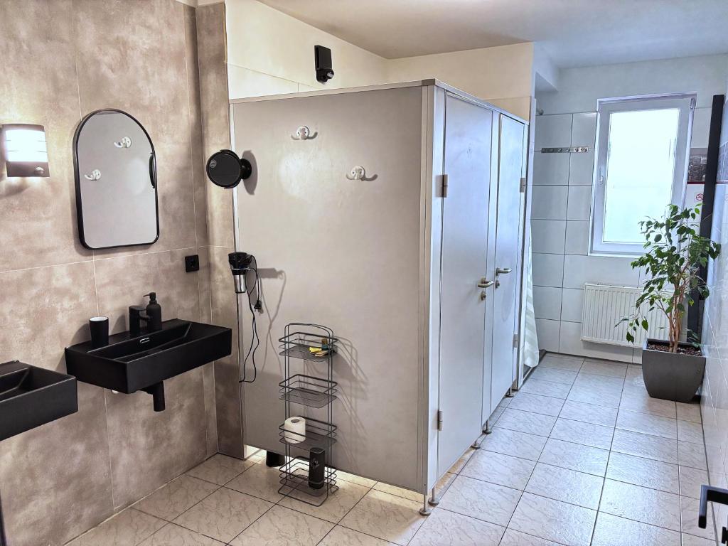 Koupelna v ubytování Hotel 108