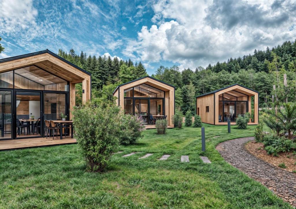 Zahrada ubytování Lakeside Petzen Glamping