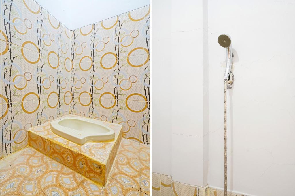 Koupelna v ubytování OYO Life 91469 Pondok Pelita