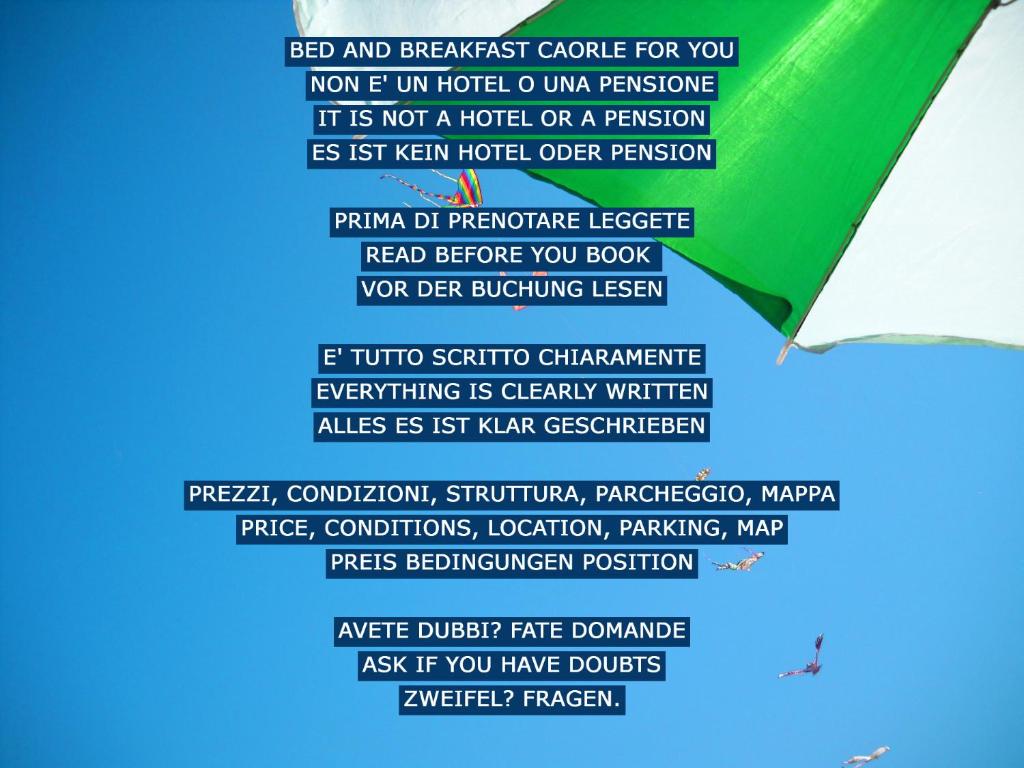 Fotografie z fotogalerie ubytování B&B Caorle For You v Caorle