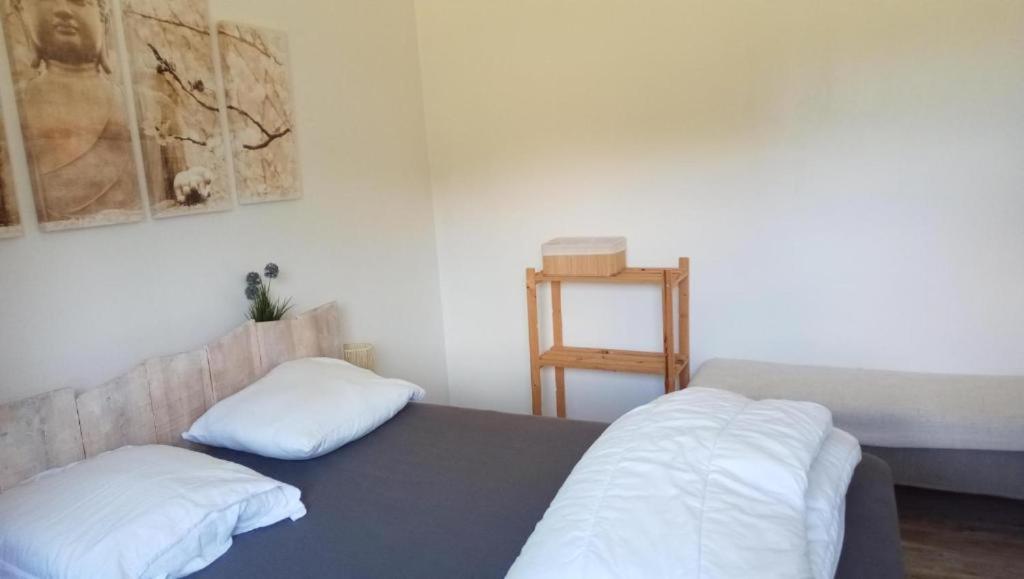 Postel nebo postele na pokoji v ubytování Private room à la Teste