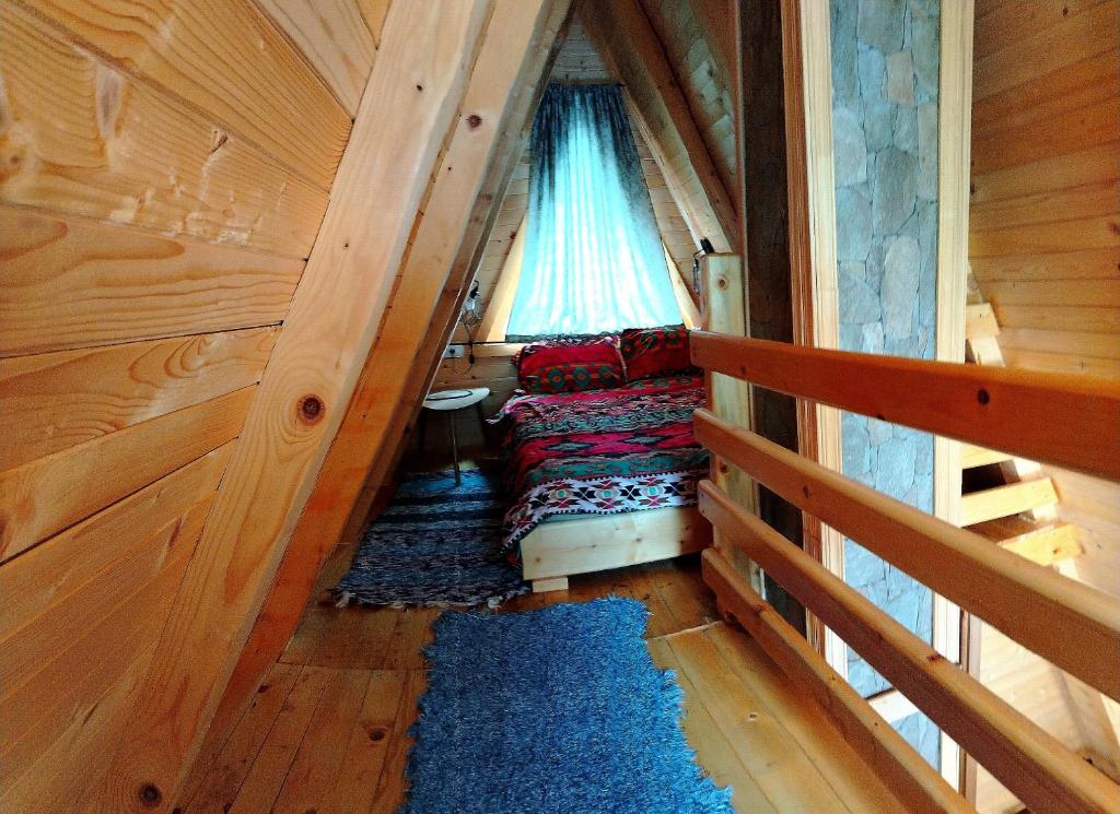 Postel nebo postele na pokoji v ubytování M&K chalets