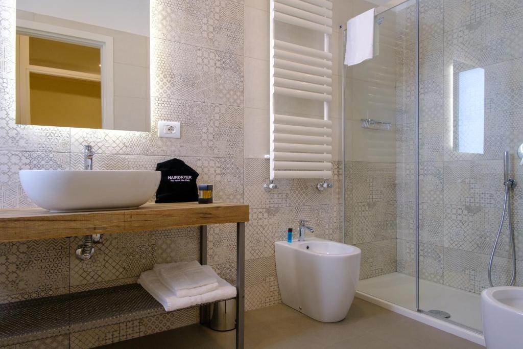 Koupelna v ubytování Palazzo Adele Rooms & Apartments